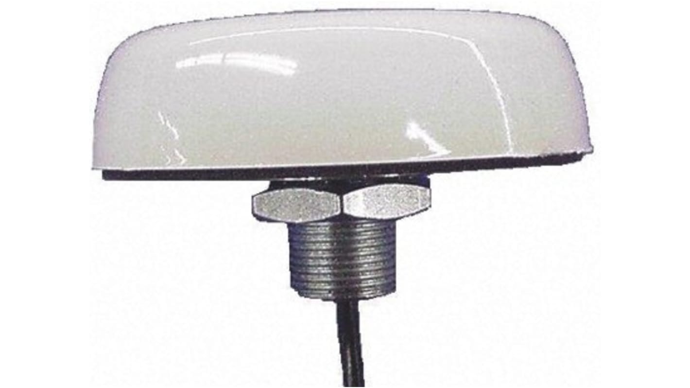 Mobilemark GPS antenna Átvezető lyuk/csavaros SM-1575-2C-WHT-180 Dóm SMA Apa 5dBi GPS