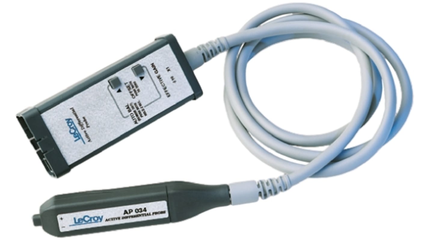 Teledyne LeCroy AP30X Series AP034 Oscilloscope Probe, Active, Differential Type, 1GHz, 1x, BNC Connector