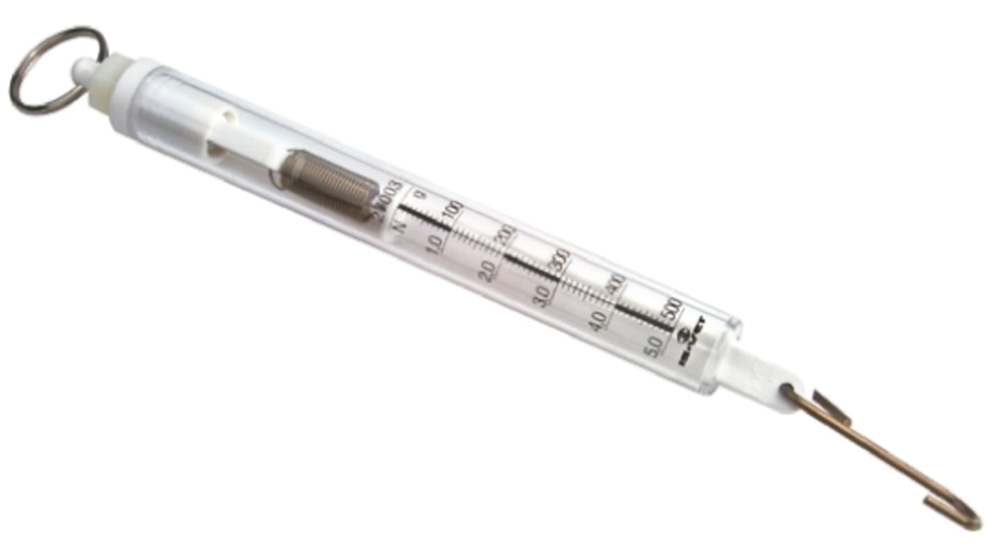 RS PRO Spring Balance, 10 g Resolution , Metric Scale, 5 N, 500g Weight