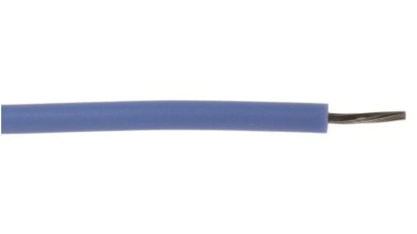 Lapp Einzeladerleitung 1 mm², 17 AWG 100m Blau Silikon isoliert Ø 2.5mm 19/0,25 mm Litzen