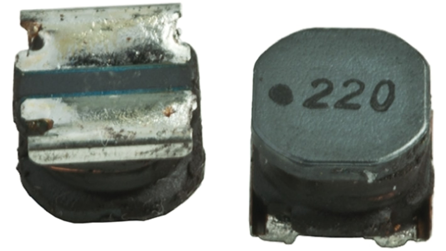 Inductor de montaje en superficie bobinado Toko, 10 μH, ±20%, apantallado DG6045C, 3.1A Idc, Serie DG6045C