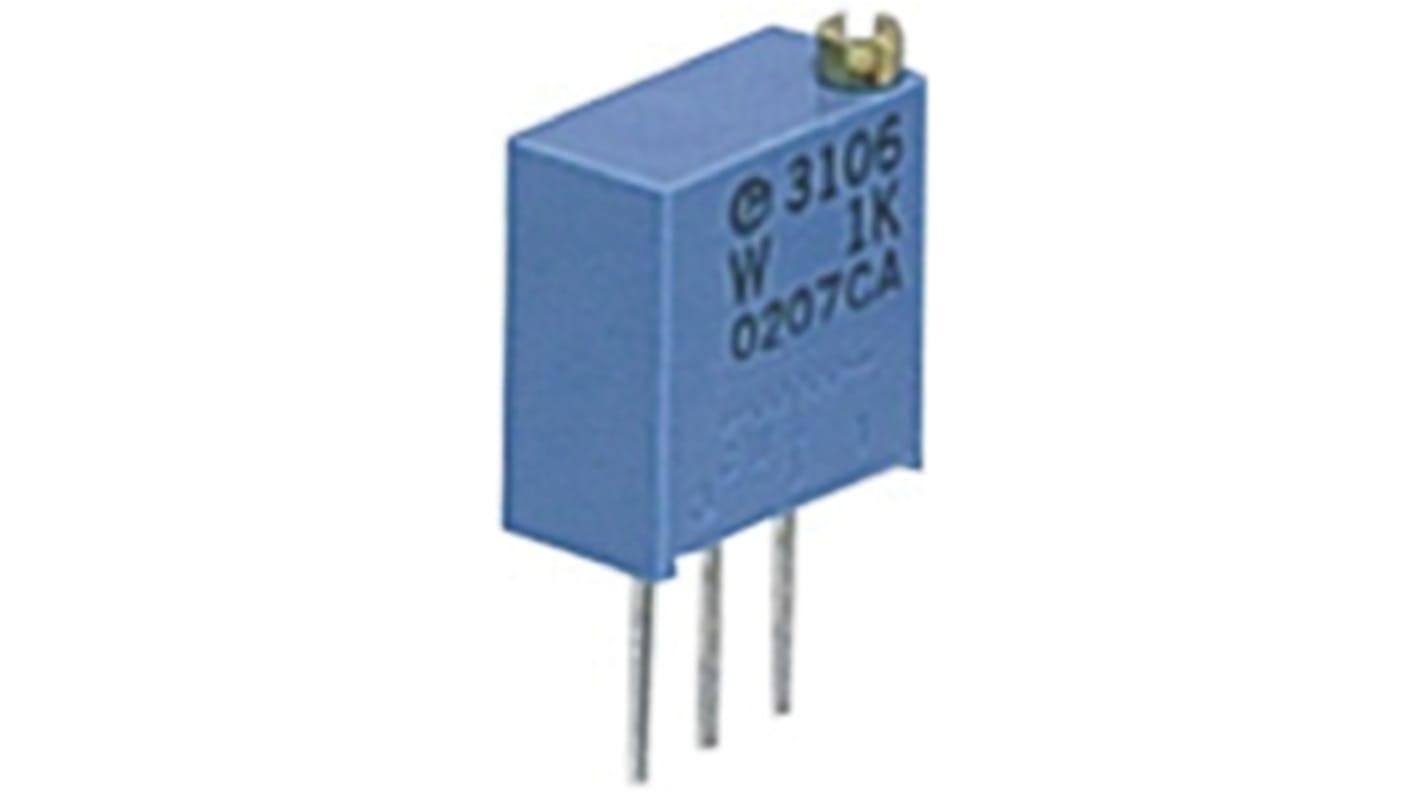 Bourns PV36 25-Gang THT Trimmer-Potentiometer, Einstellung von oben, 1MΩ, ±10%, 0.5W, Lötstift, L. 9.6mm