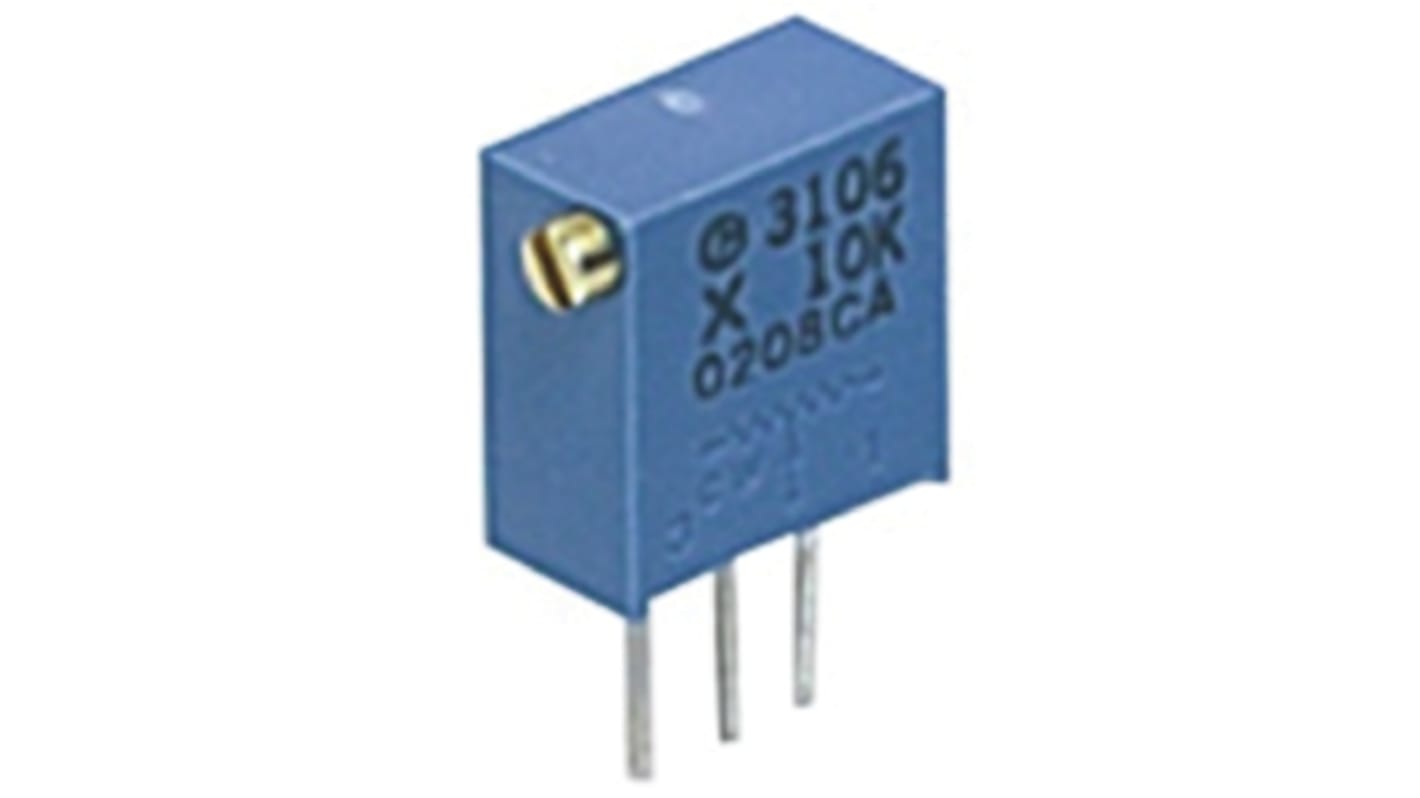 Bourns PV36 25-Gang THT Trimmer-Potentiometer, Seitliche Einstellung, 50kΩ, ±10%, 0.5W, Lötstift, L. 9.6mm