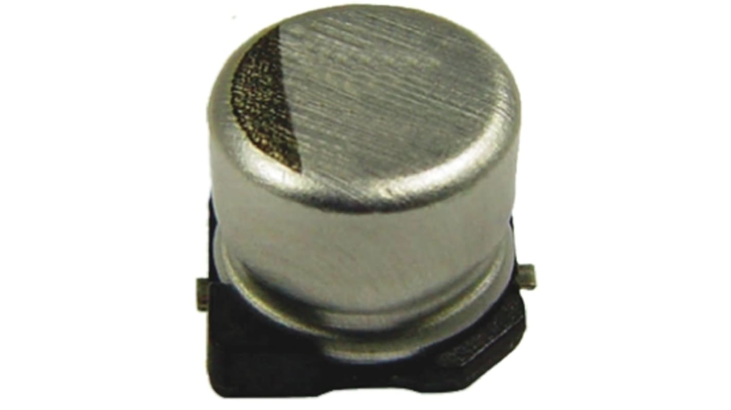 NIC Components NAZT, SMD Aluminium-Elektrolyt Kondensator 220μF ±20% / 50V dc, Ø 10mm x 10.5mm, bis 105°C