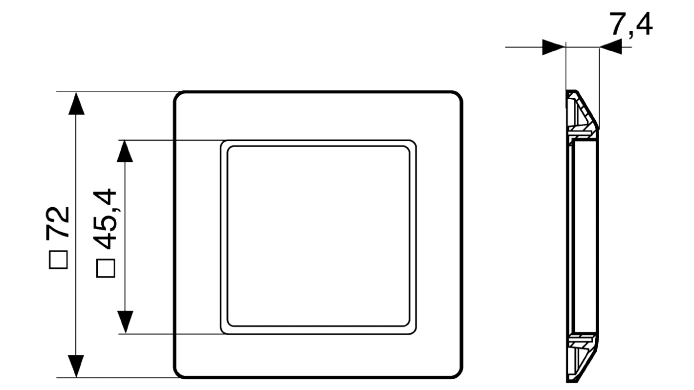 Adaptateur Crouzet Compteur de lots, chronomètre, multi-totalisateur, totalisateur de présélection, tachymètre