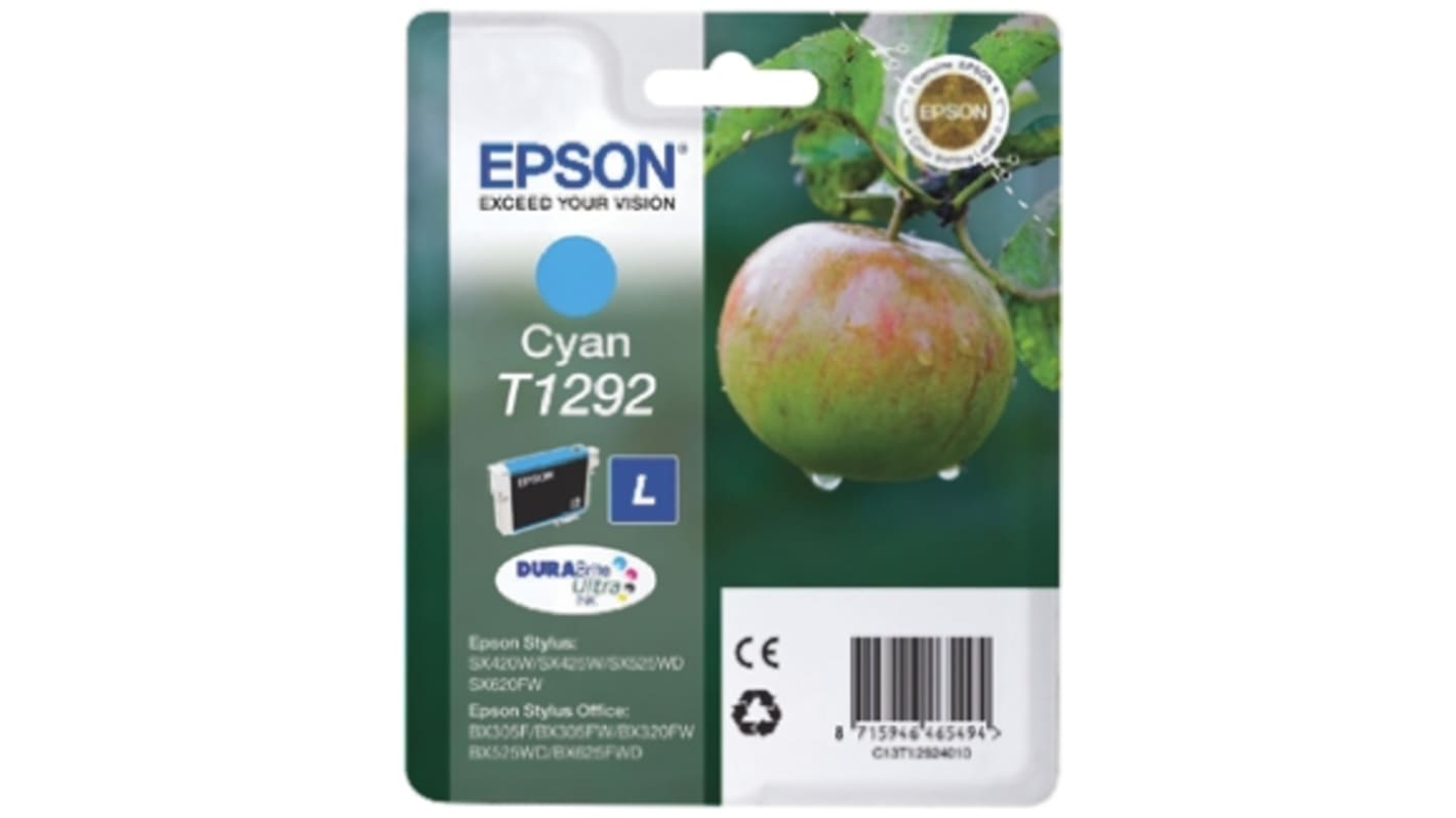 Epson T1292 Druckerpatrone für Epson Patrone Cyan 1 Stk./Pack