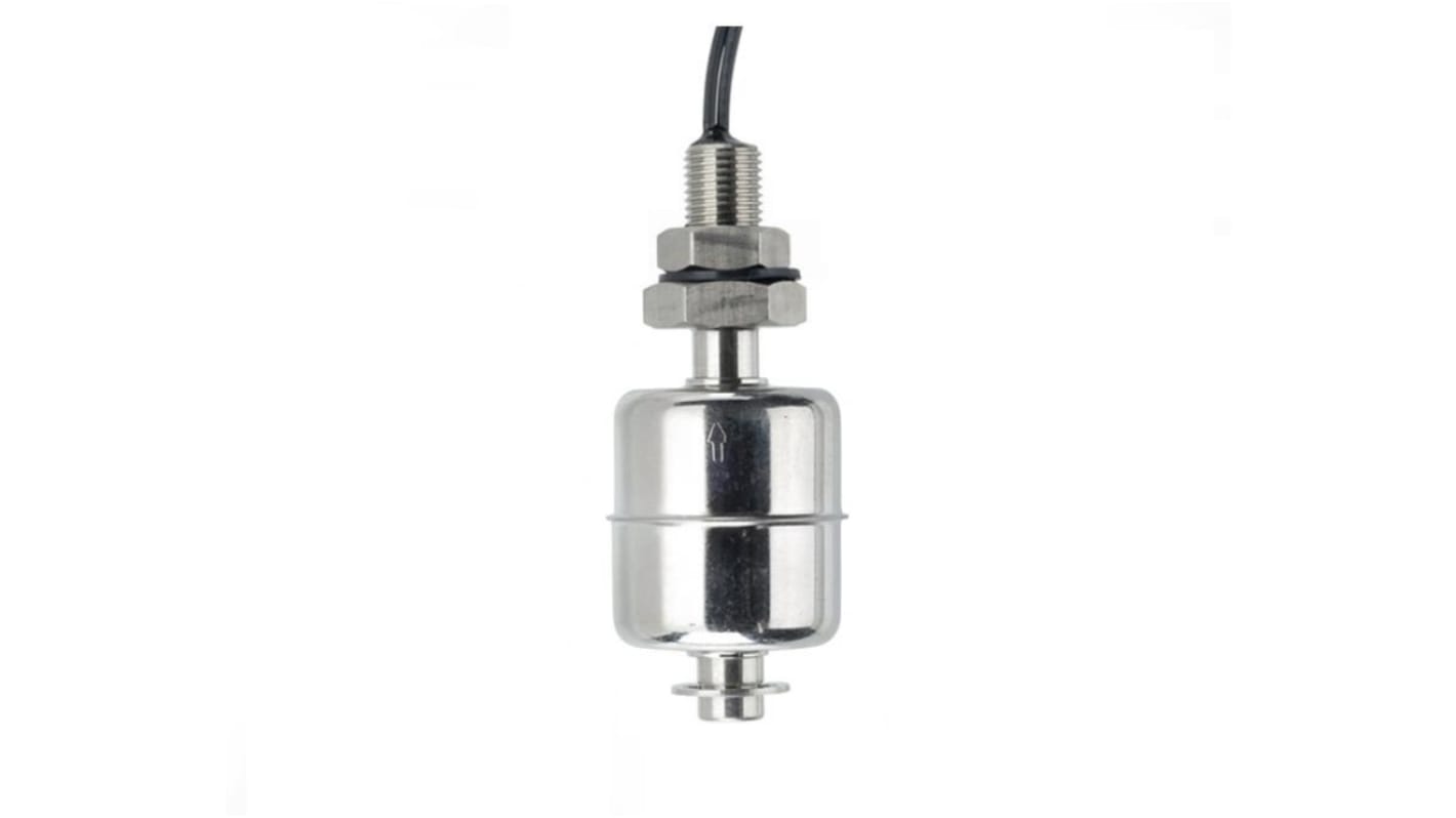 Sensata / Cynergy3 SSF22 Series Vertical Stainless Steel Float Switch, Float, 1m Cable, NO/NC, 300V ac Max, 300V dc Max