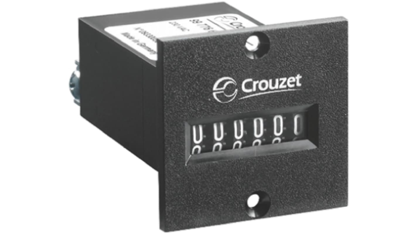 Crouzet CIM36, 6 cifret Tæller med mekanisk Display, Forsyning: 115 V∼