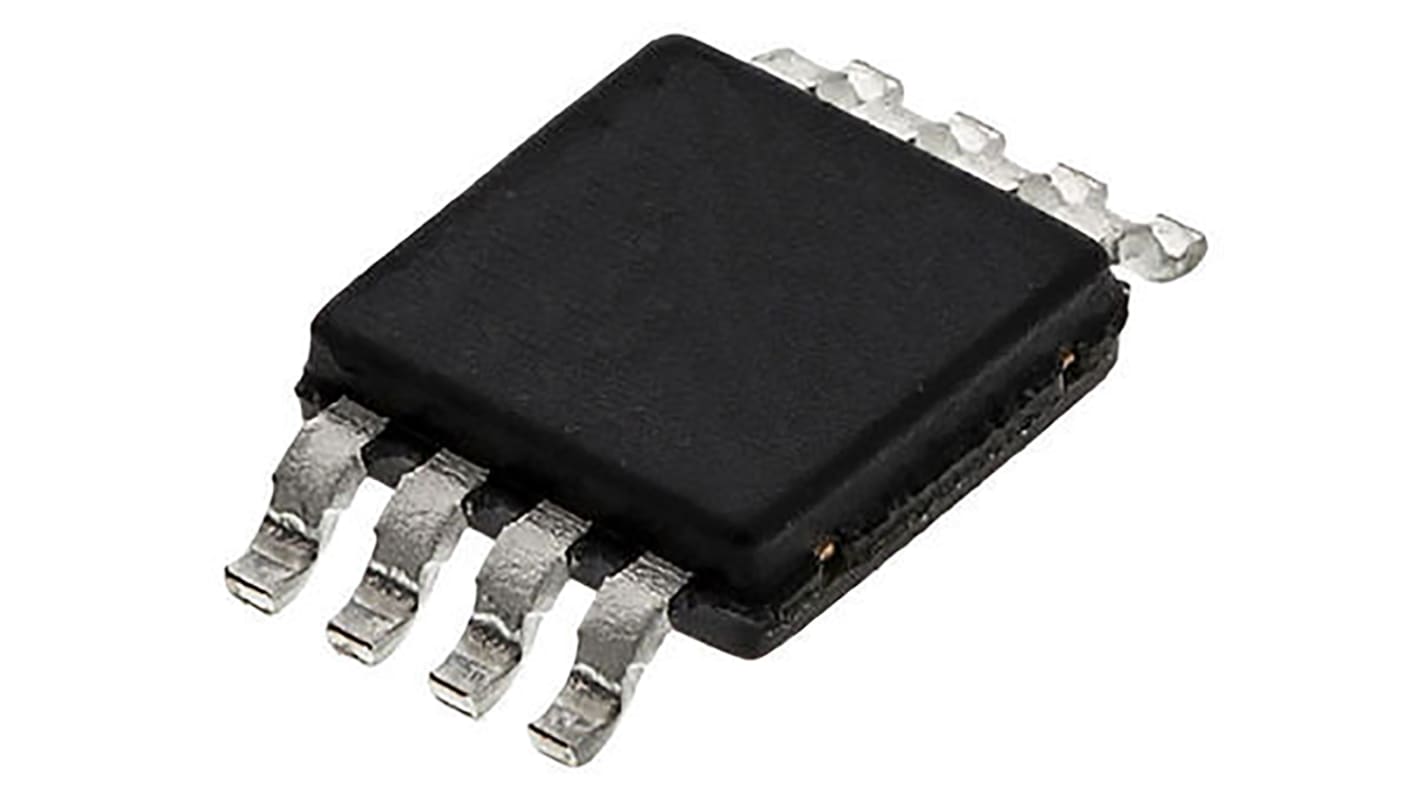 Microchip MCP4801-E/MS DAC, 8 bit- ±2%FSR, soros (SPI), 8-tüskés MSOP
