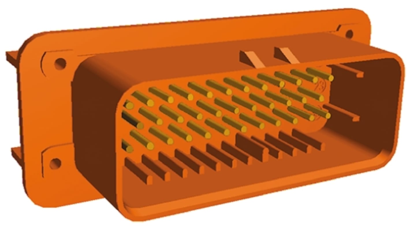 TE Connectivity, AMPSEAL Automotive Connector Plug 35 Way, Solder Termination