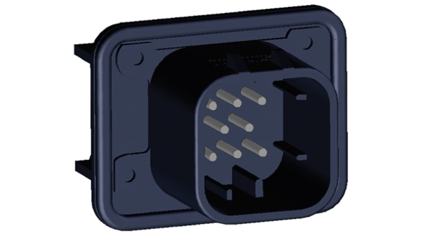 Złącze samochodowe 8-pinowe TE Connectivity 3-rzędowe Męski AMPSEAL Montaż na panelu Lutowane Złącze PCB
