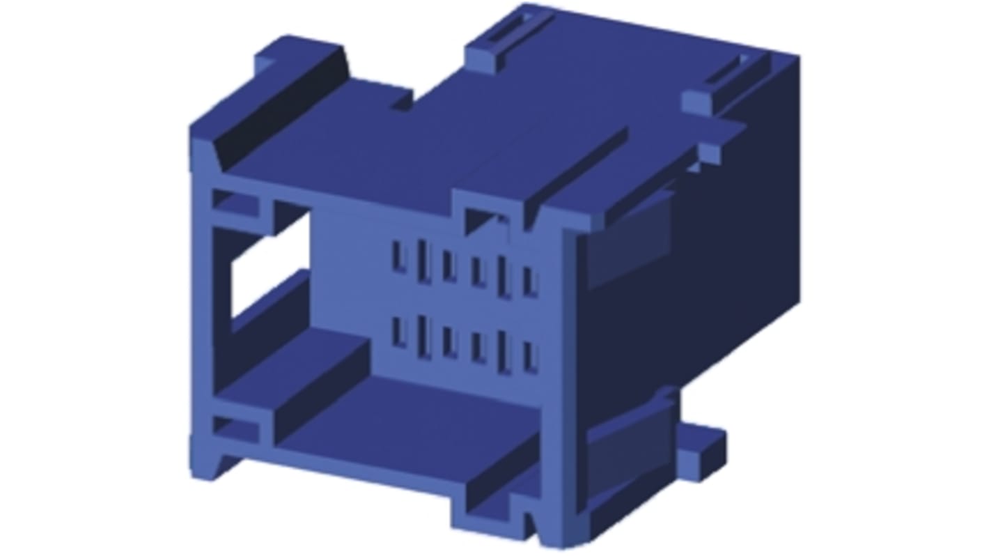 TE Connectivity Timer  Automotive, Kfz-Steckverbinder, , Stecker, 9-polig, Blau / 3-reihig
