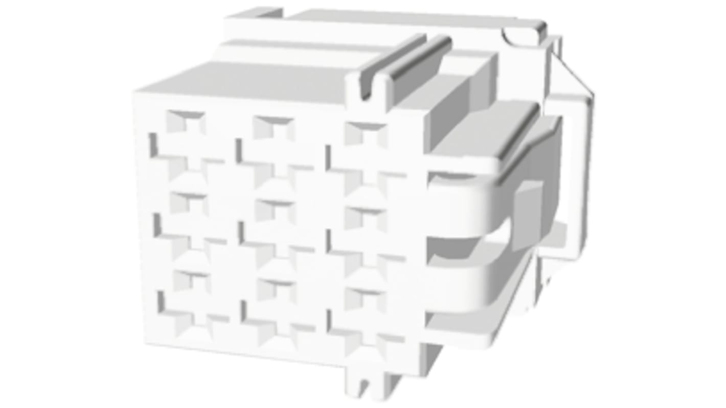 TE Connectivity AMP MCP 2.8  Automotive, Kfz-Steckverbinder Gehäuse, Buchse, 9-polig, Natur / 3-reihig