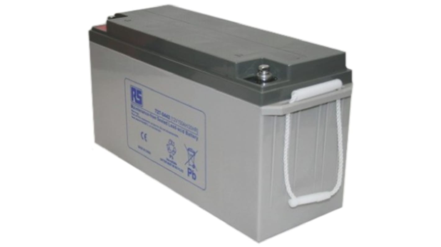 RS PRO 12V T11 Sealed Lead Acid Battery, 150Ah