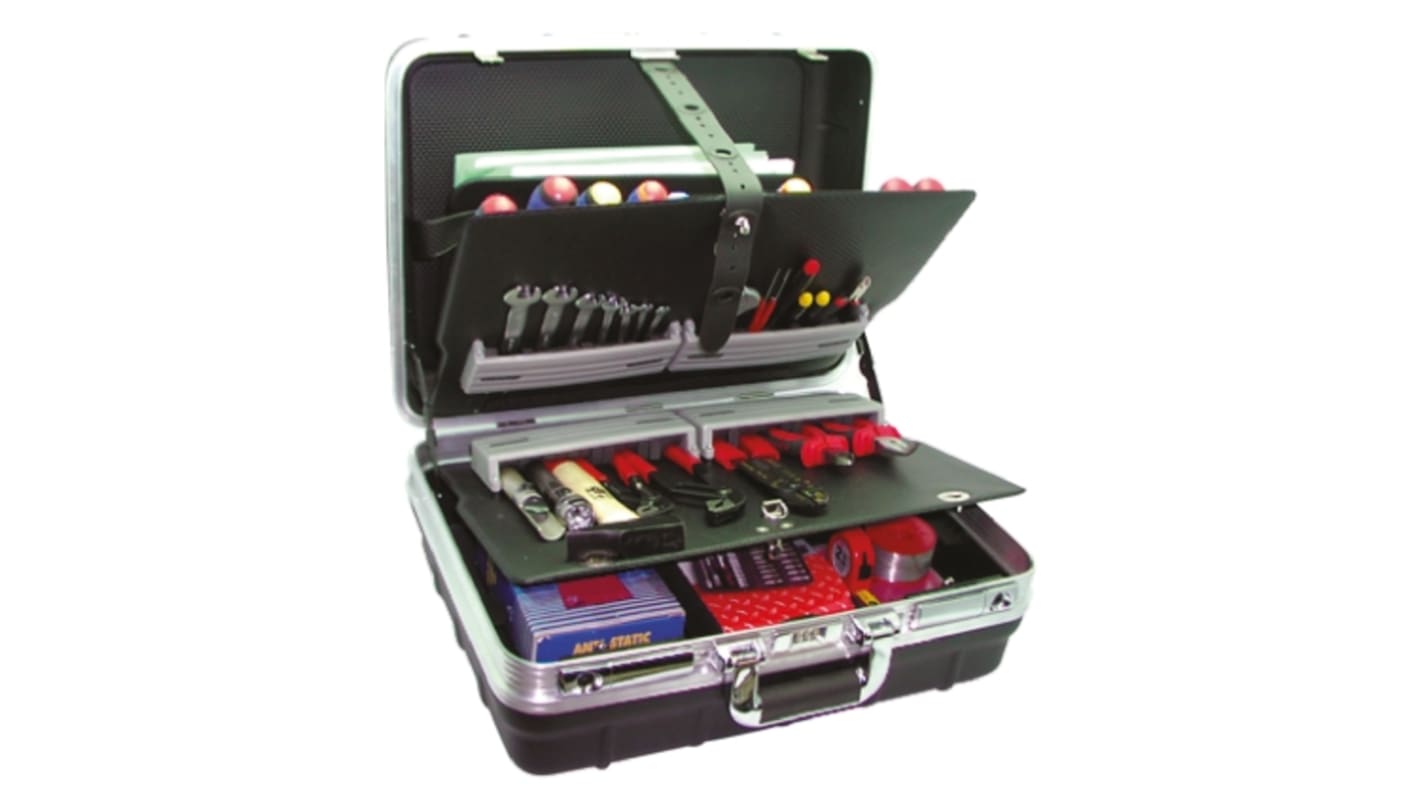 Sgos Plastic Tool Case, with 2 Wheels