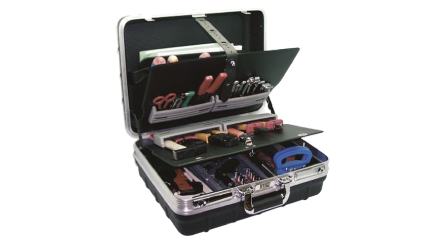 Sgos Plastic Tool Case, with 2 Wheels