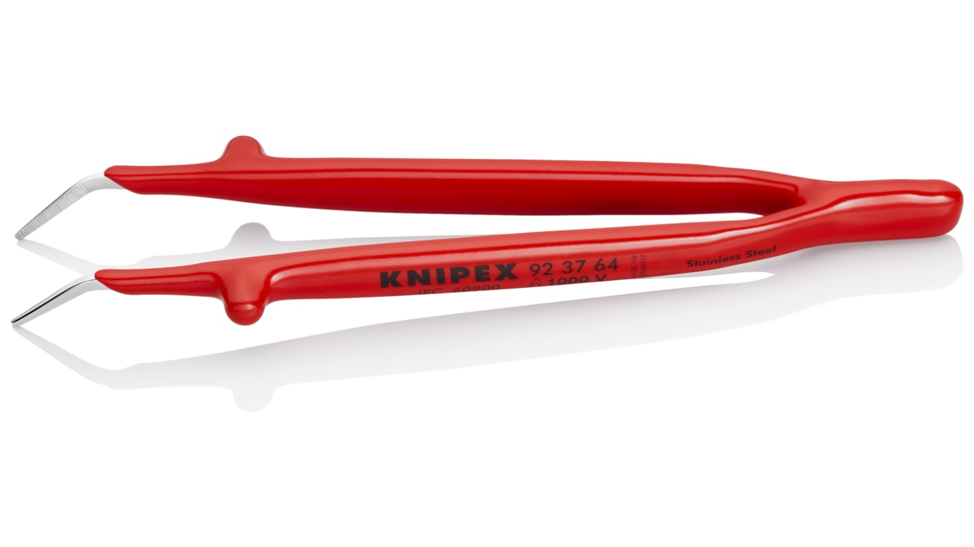 Brucelles de précision Knipex pointe Lisse en  en inox, L. 150 mm