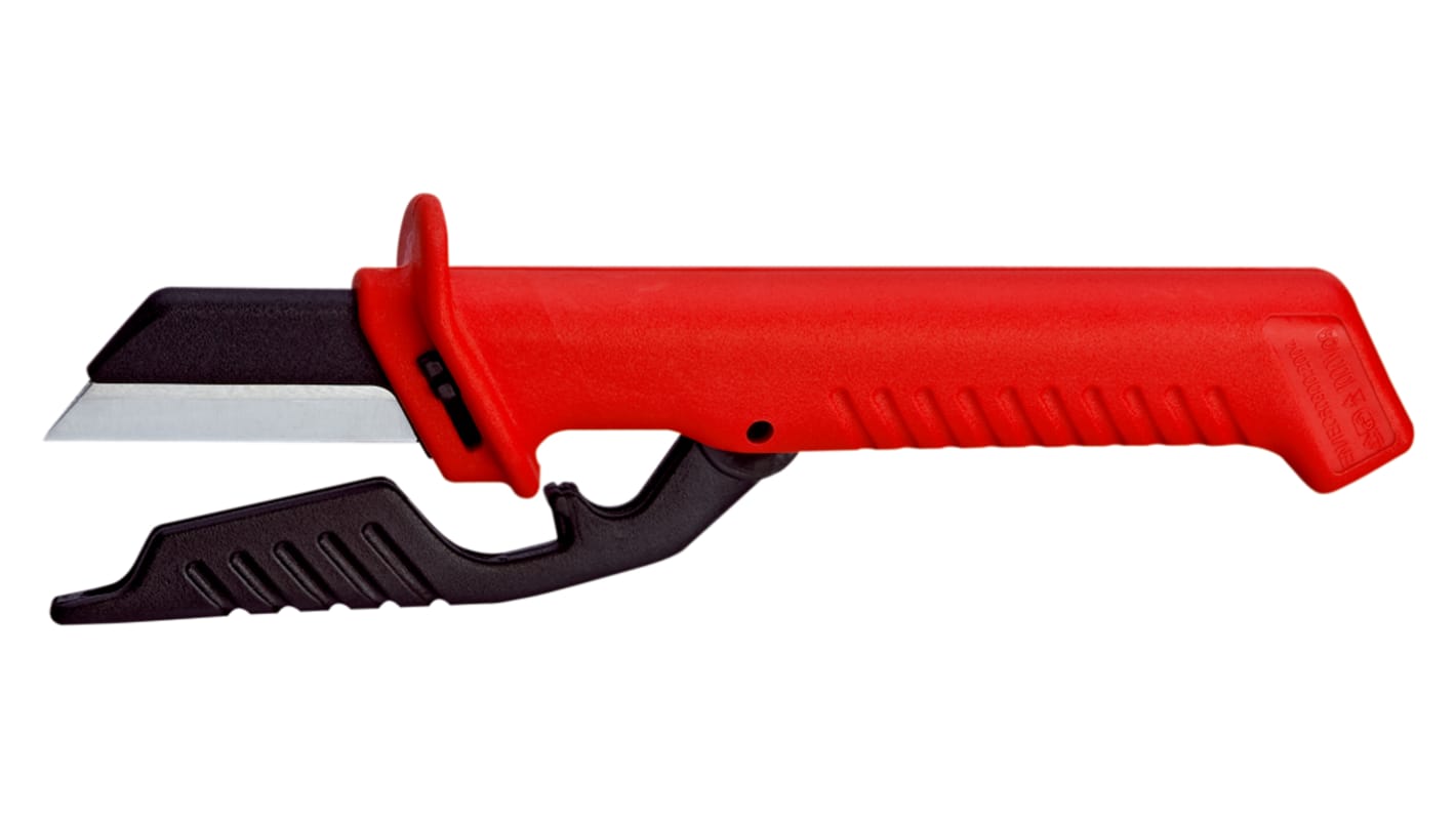 Couteau d'électricien isolé pour câbles avec lame interchangeable Knipex 190 mm 1000V