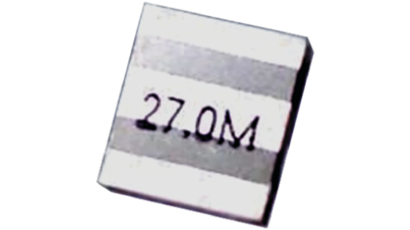 ZTTCS13.56MXF, Keramisk resonator 0.03%/Year, 13.56MHz, 3 ben, SMD, 4.7 x 4.1 x 1.5mm