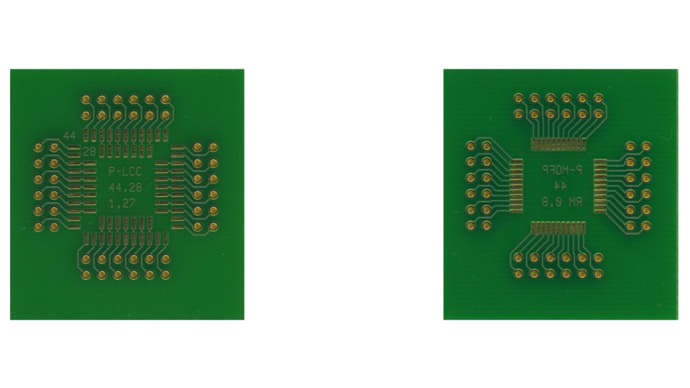 Roth Elektronik Multi-Adapter-Platine FR4 Epoxid Glasfaser-Laminat 35μm 2-seitig 40.64 x 38.10 x 1.5mm Diverse