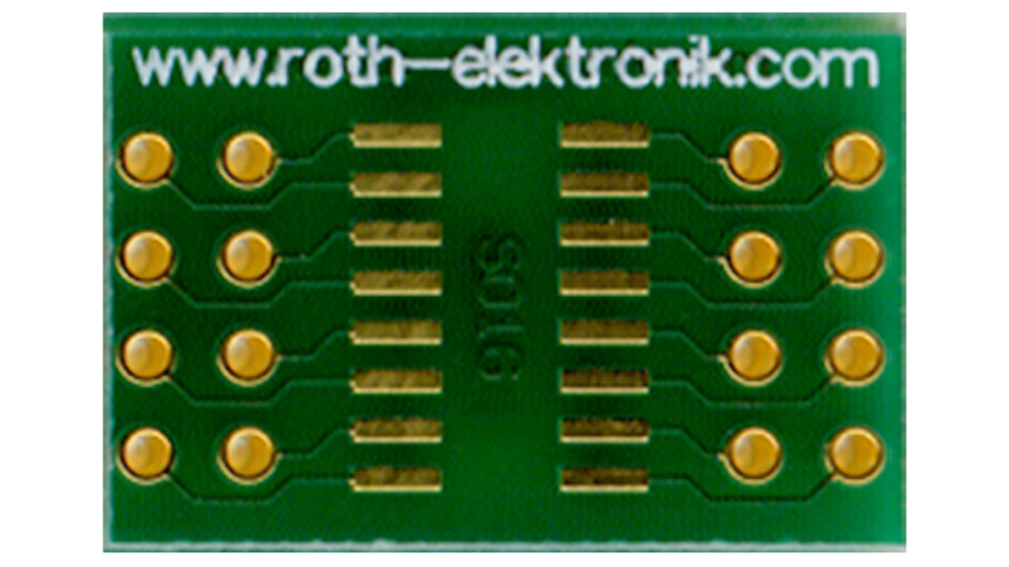 RE932-04, Double Sided Extender Board Multi Adapter Board FR4 20.32 x 13.65 x 1.5mm