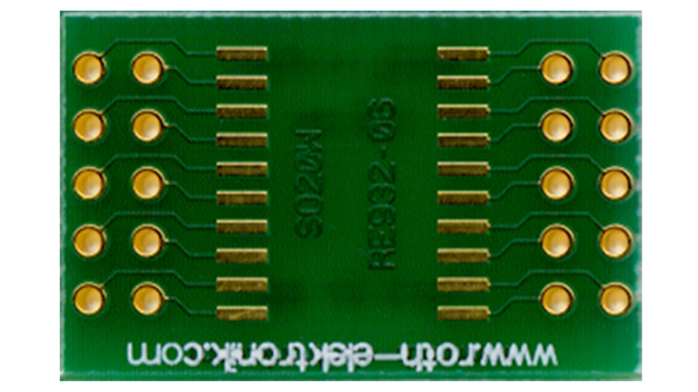 RE932-06, Double Sided Extender Board Multi Adapter Board FR4 25.4 x 16.9 x 1.5mm