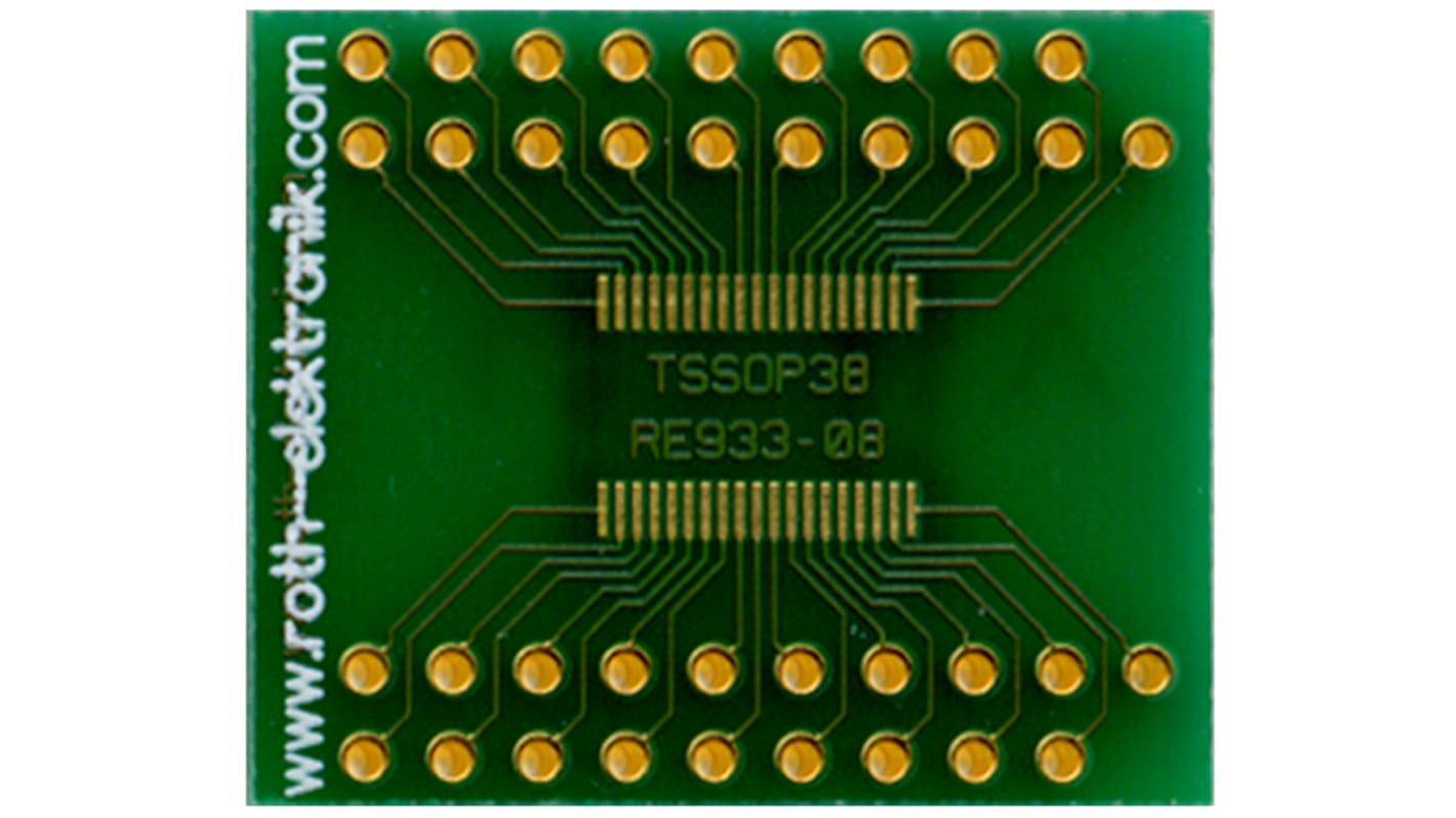 Placa Complementaria RE933-08, dos lados FR4 28.57 x 23.5 x 1.5mm