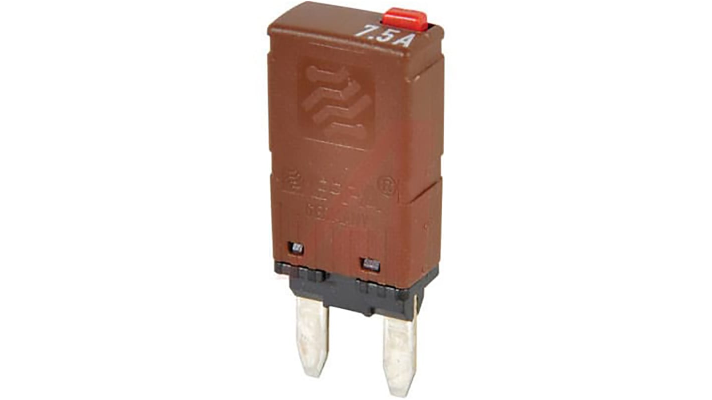 ETA Thermal Circuit Breaker - 1616 Single Pole 32V Voltage Rating, 7.5A Current Rating