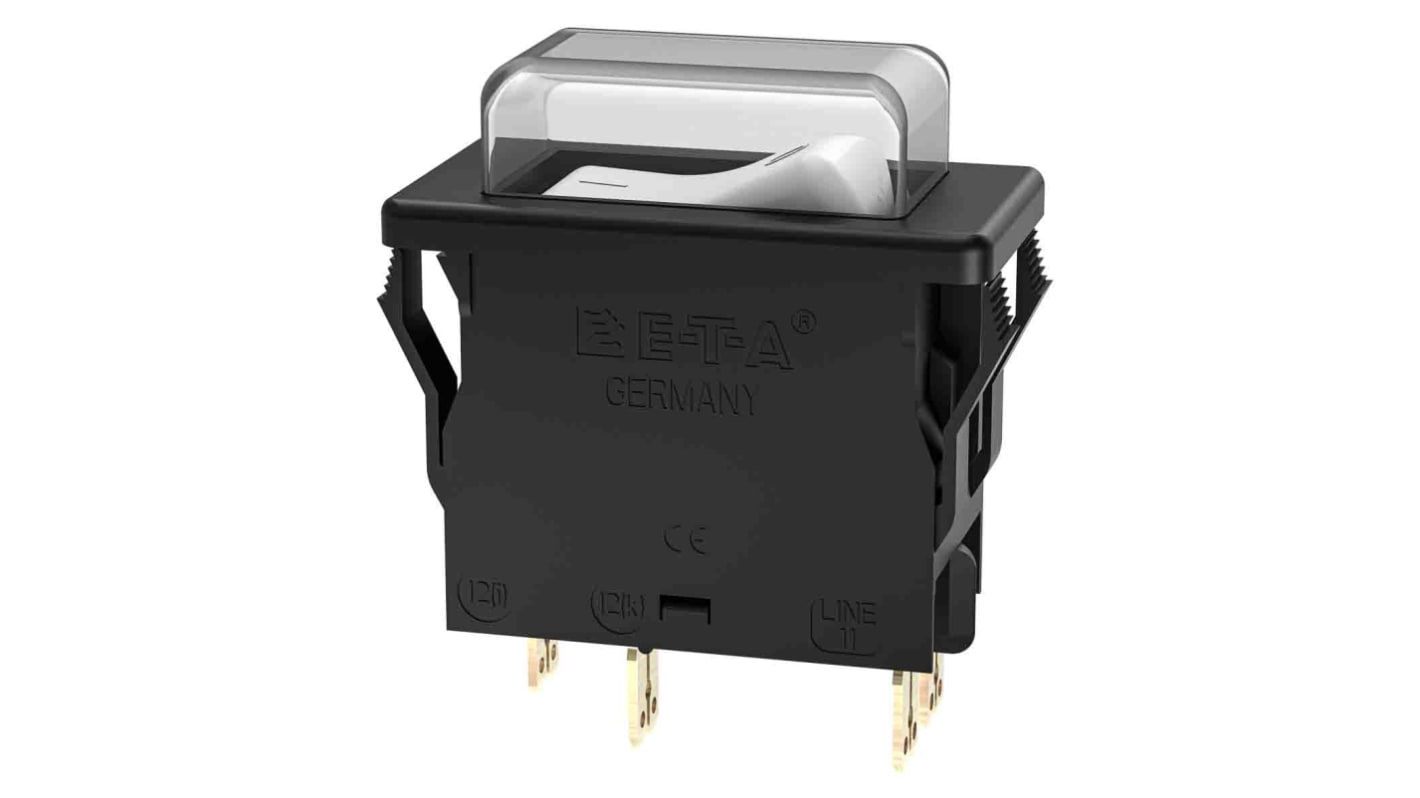 ETA Thermal Circuit Breaker - 3120-F 2 Pole 240V Voltage Rating Snap In, 20A Current Rating