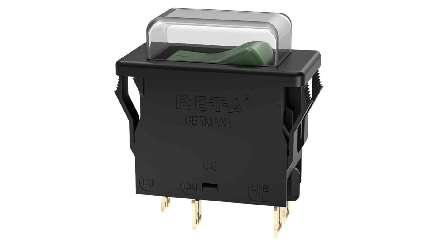 ETA Thermal Circuit Breaker - 3120-F 2 Pole 240V Voltage Rating Snap In, 16A Current Rating