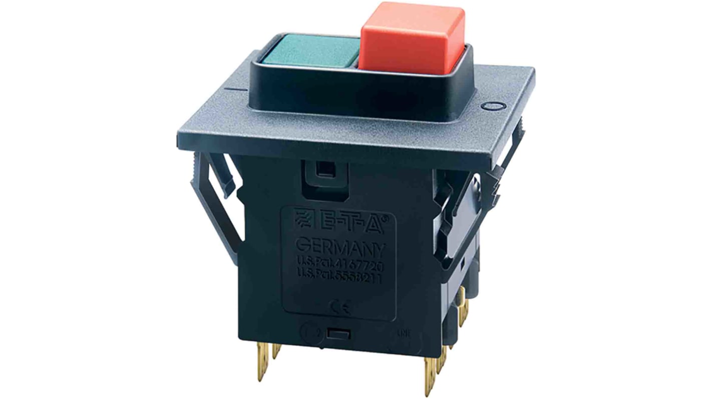 ETA Thermal Circuit Breaker - 3140 3 Pole 230V Voltage Rating Snap In, 2.5A Current Rating