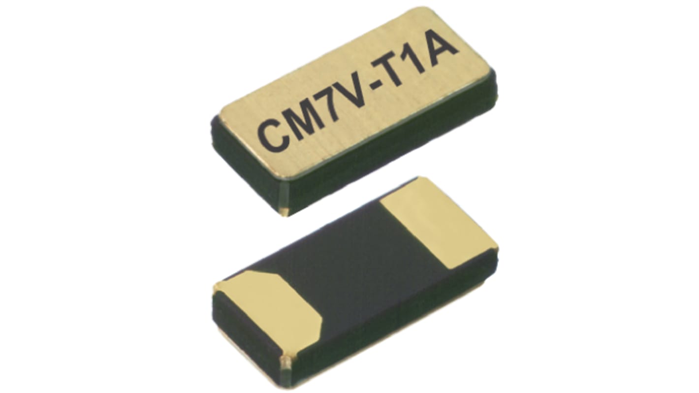 Quarzo Micro Crystal, 32.768kHz, ±20ppm, , SMD, 2 pin