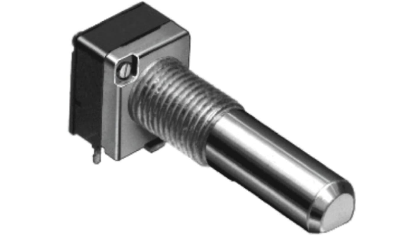 Alps RK097 THT, Tafelmontage Linear Potentiometer 50kΩ ±20% / 0.05W, Schaft-Ø 6 mm