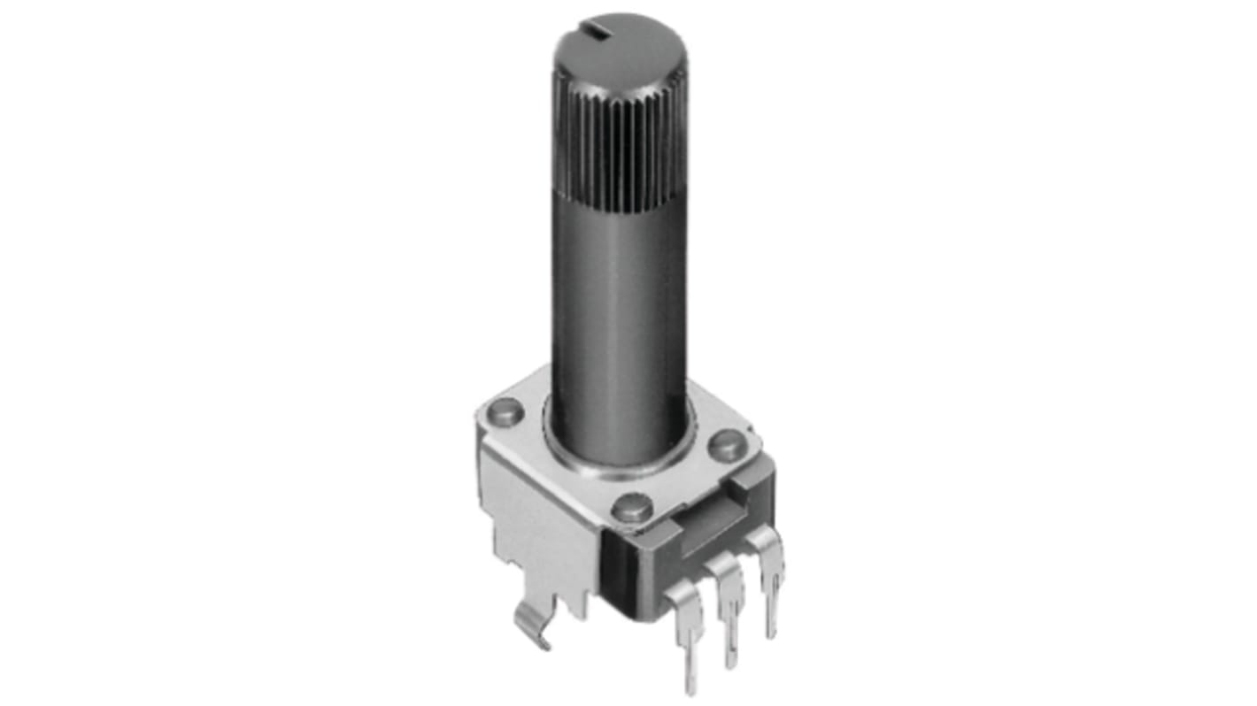 Potentiomètre Linéaire Alps, 10kΩ max, Ø axe 6 mm, Traversant