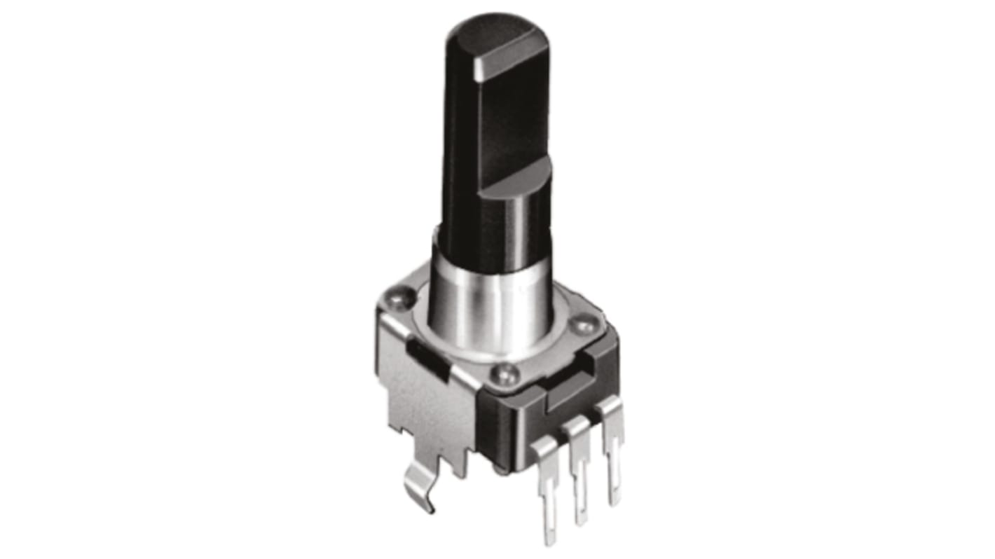 RK09D1130C3W | Potentiomètre Rotatif Alps Alpine RK09D, 10kΩ max, Ø axe ...