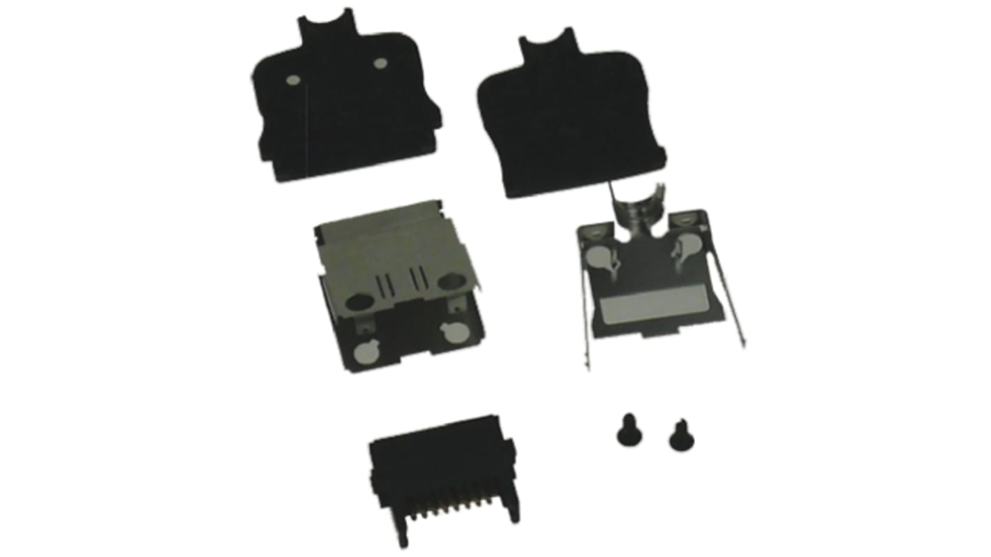 Hirose 16-Way IDC Connector Plug for  Through Hole Mount