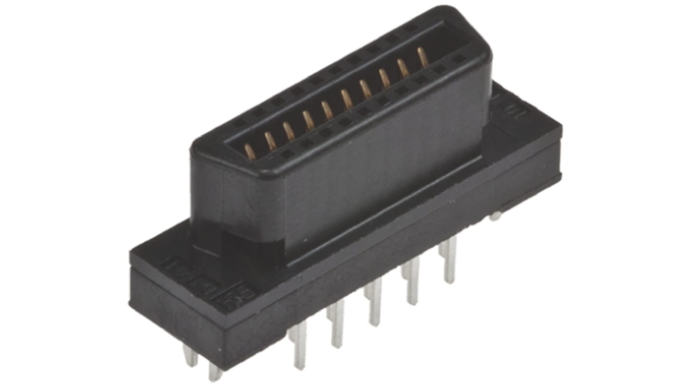 Hirose FX2 Series Straight Through Hole Mount PCB Socket, 80-Contact, 2-Row, 1.27mm Pitch, Solder Termination