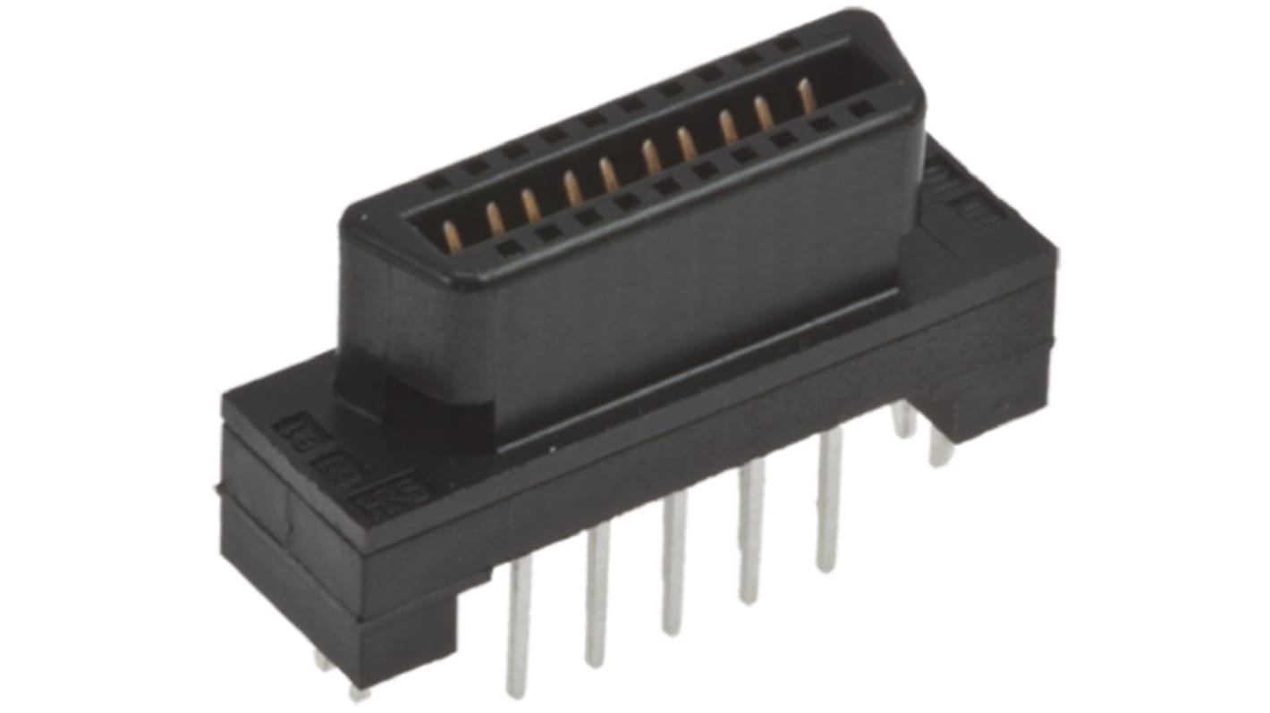 Hirose FX2 Series Straight Through Hole Mount PCB Socket, 100-Contact, 2-Row, 1.27mm Pitch, Solder Termination