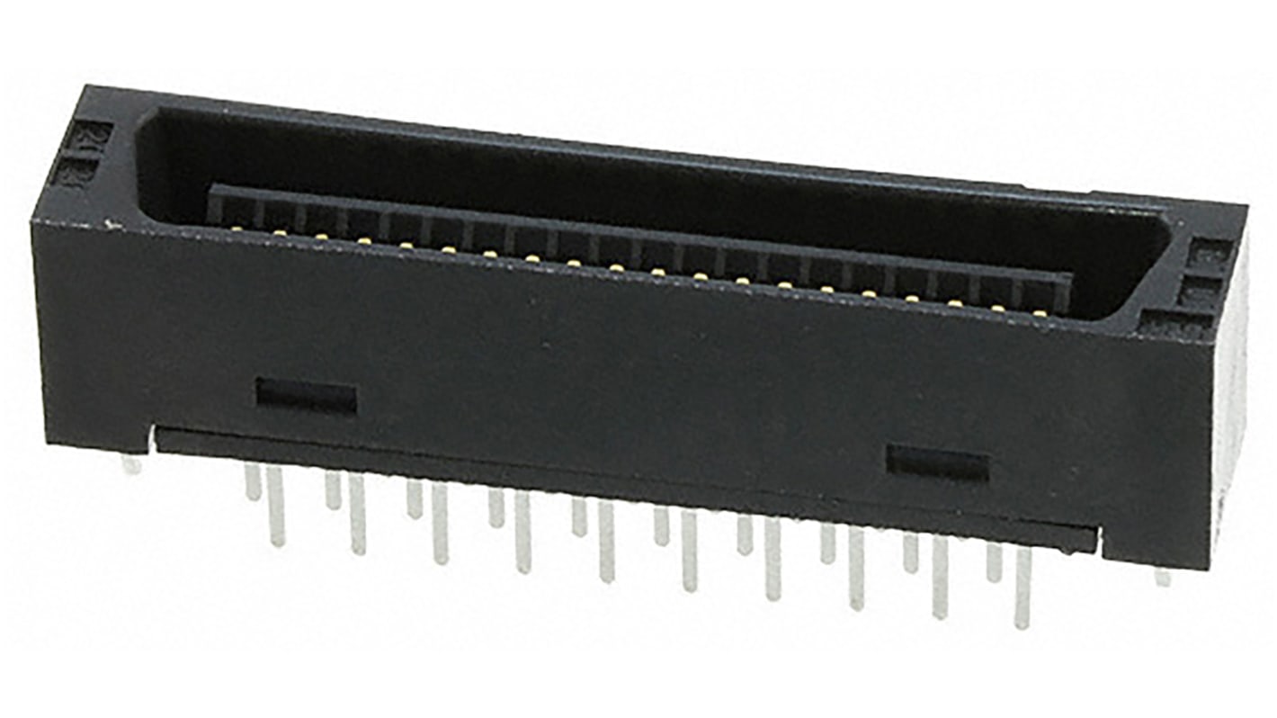 Hirose FX2 Series Straight Through Hole PCB Header, 40 Contact(s), 1.27mm Pitch, 2 Row(s), Shrouded