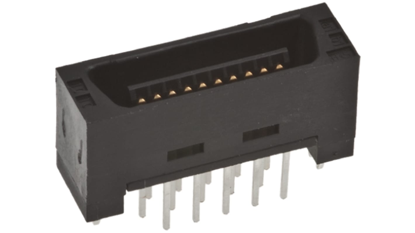 Hirose FX2 Series Straight Through Hole PCB Header, 68 Contact(s), 1.27mm Pitch, 2 Row(s), Shrouded