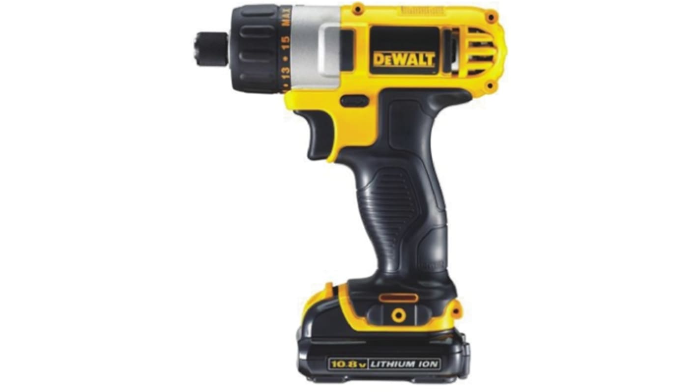 DCF610D2-XE 1/4in Cordless Screwdriver, 12V, 0 → 1050rpm