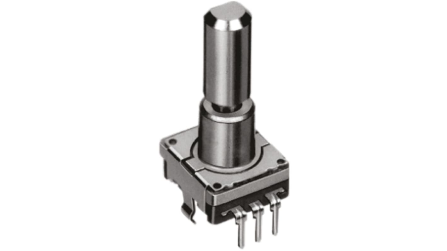 Alps Alpine Incremental Mechanical Rotary Encoder with a 6 mm Flat Shaft (Not Indexed), Through Hole