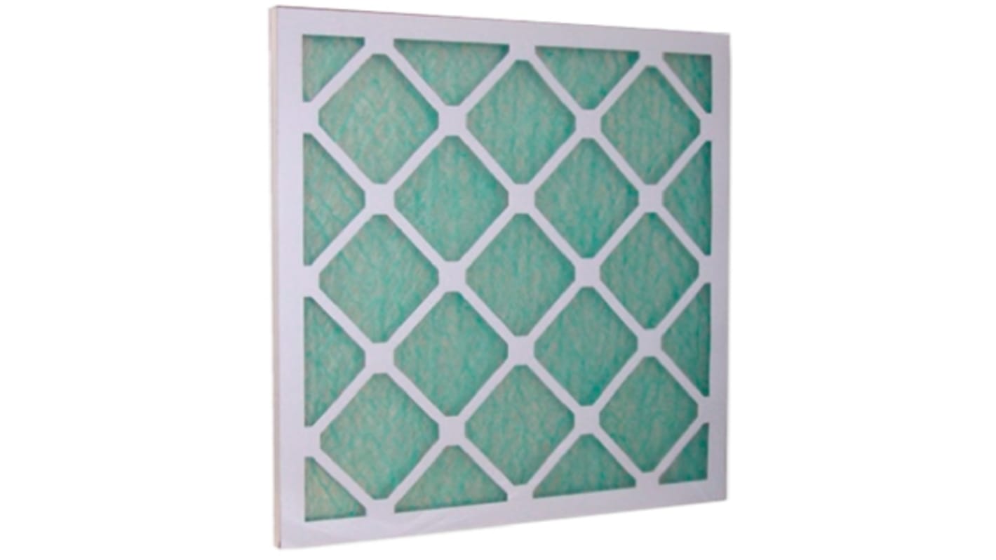 RS PRO Glass Fibre Panel Filter, G3 Grade, 495 x 622 x 20mm