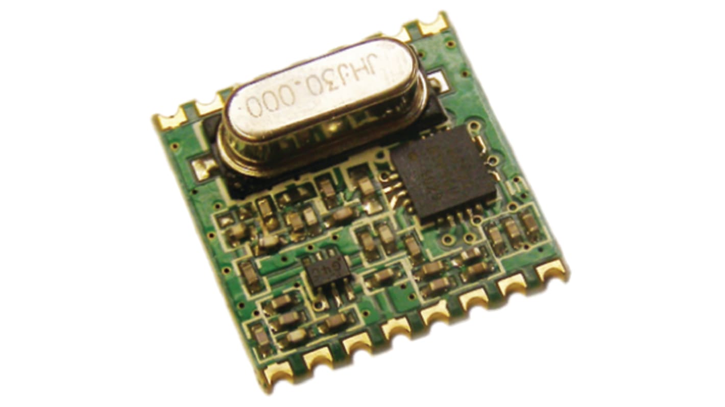 HopeRF HF-Modul Sender 868MHz bis 256Kbit/s FSK, GFSK, OOK moduliert / +20dBm SPI, 1.8 → 3.6V