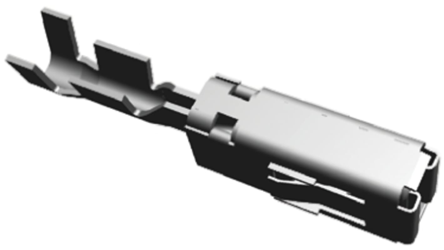 TE Connectivity AMP MCP 2.8 Crimp-Anschlussklemme für AMP MCP 2.8-Steckverbindergehäuse, Buchse, 0.5mm² / 1mm², Silber