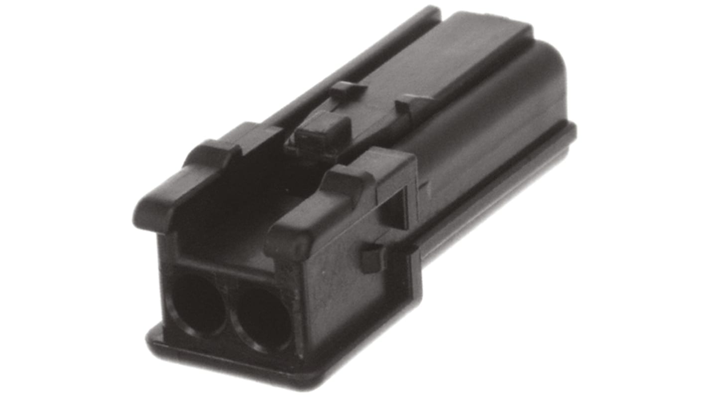 Carcasa de conector JAE MX44002SF1, Serie MX44, paso: 3.5mm, 2 contactos, , 1 fila filas, Recto, Hembra, Montaje de