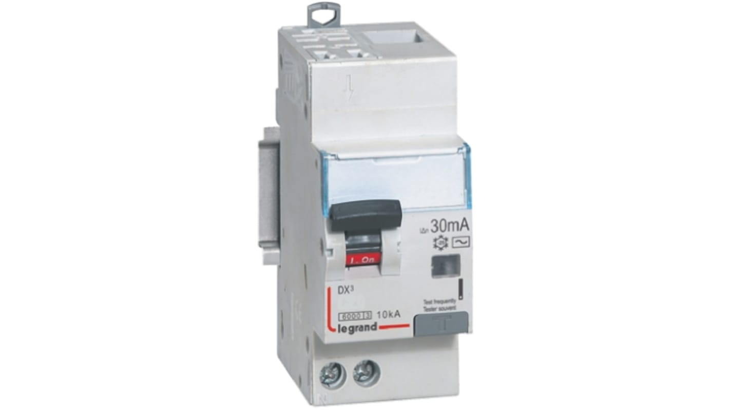 Interruptor diferencial Legrand, 6A, 1P+N Polos, 30mA