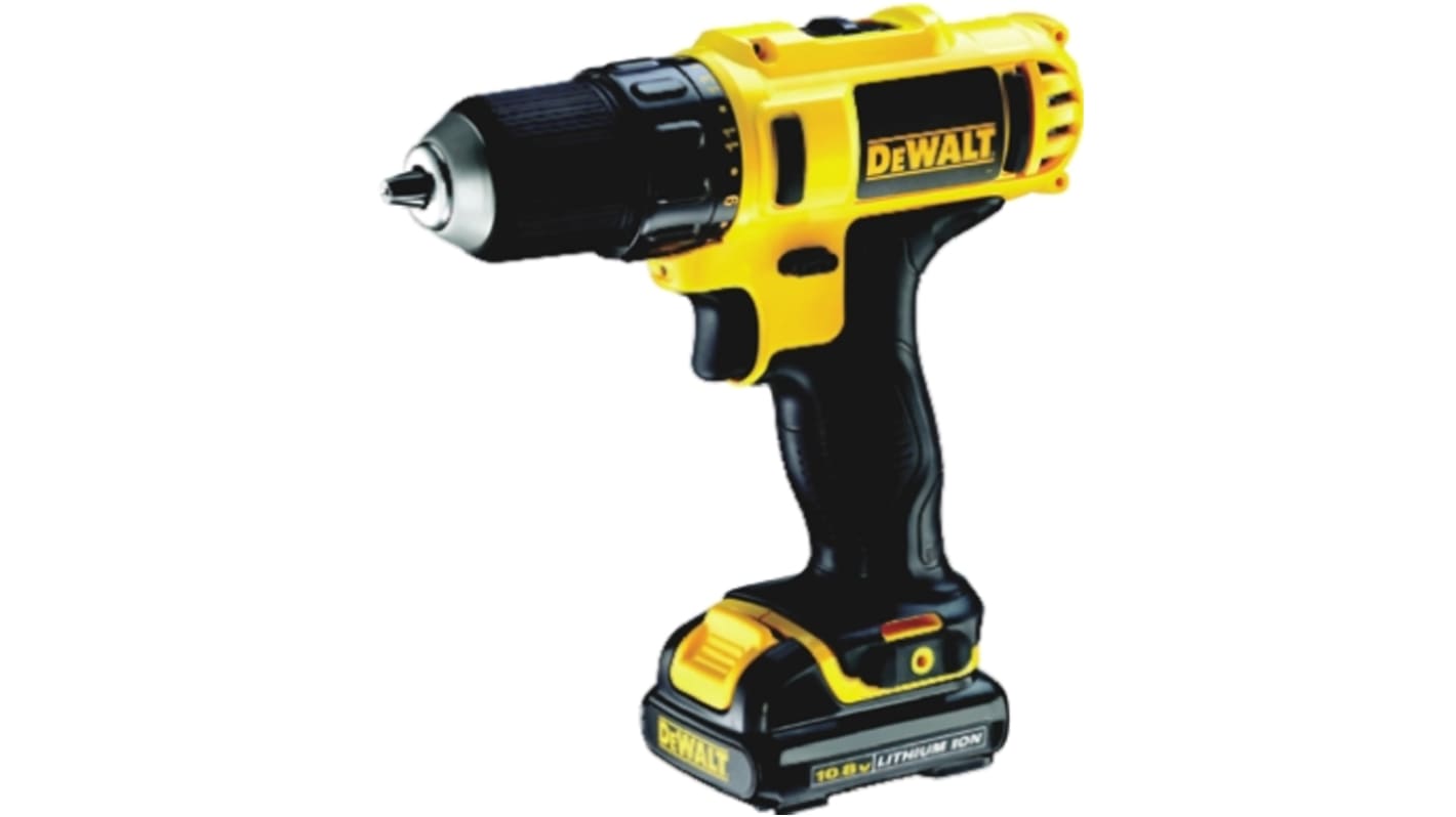 DeWALT DCD Keyless 10.8V Cordless Drill Driver, French 2 Pin Plug