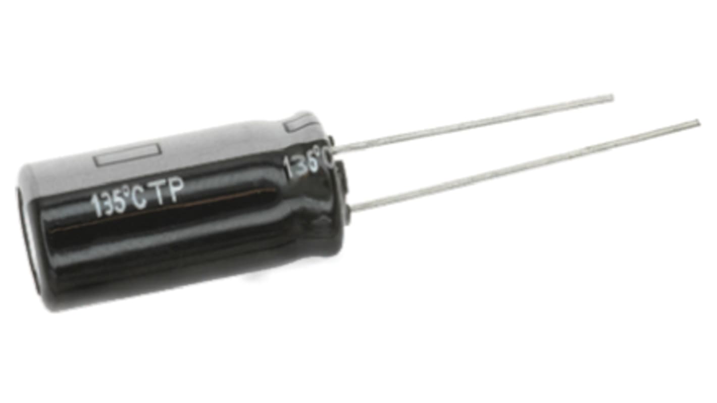 Panasonic 2700μF Aluminium Electrolytic Capacitor 35V dc, Radial, Through Hole - EEUTP1V272