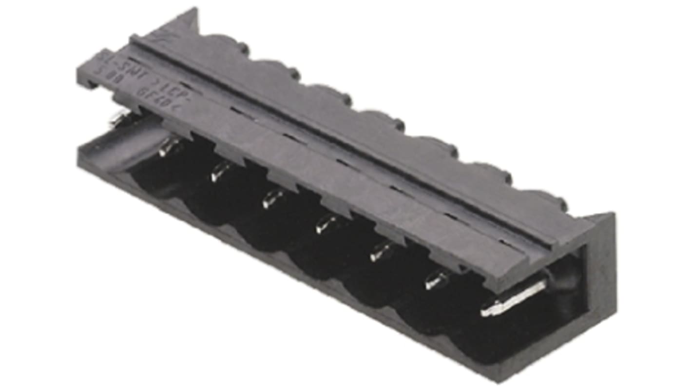 Weidmüller OMNIMATE SL Series Right Angle Through Hole PCB Header, 2 Contact(s), 5.08mm Pitch, 1 Row(s), Shrouded